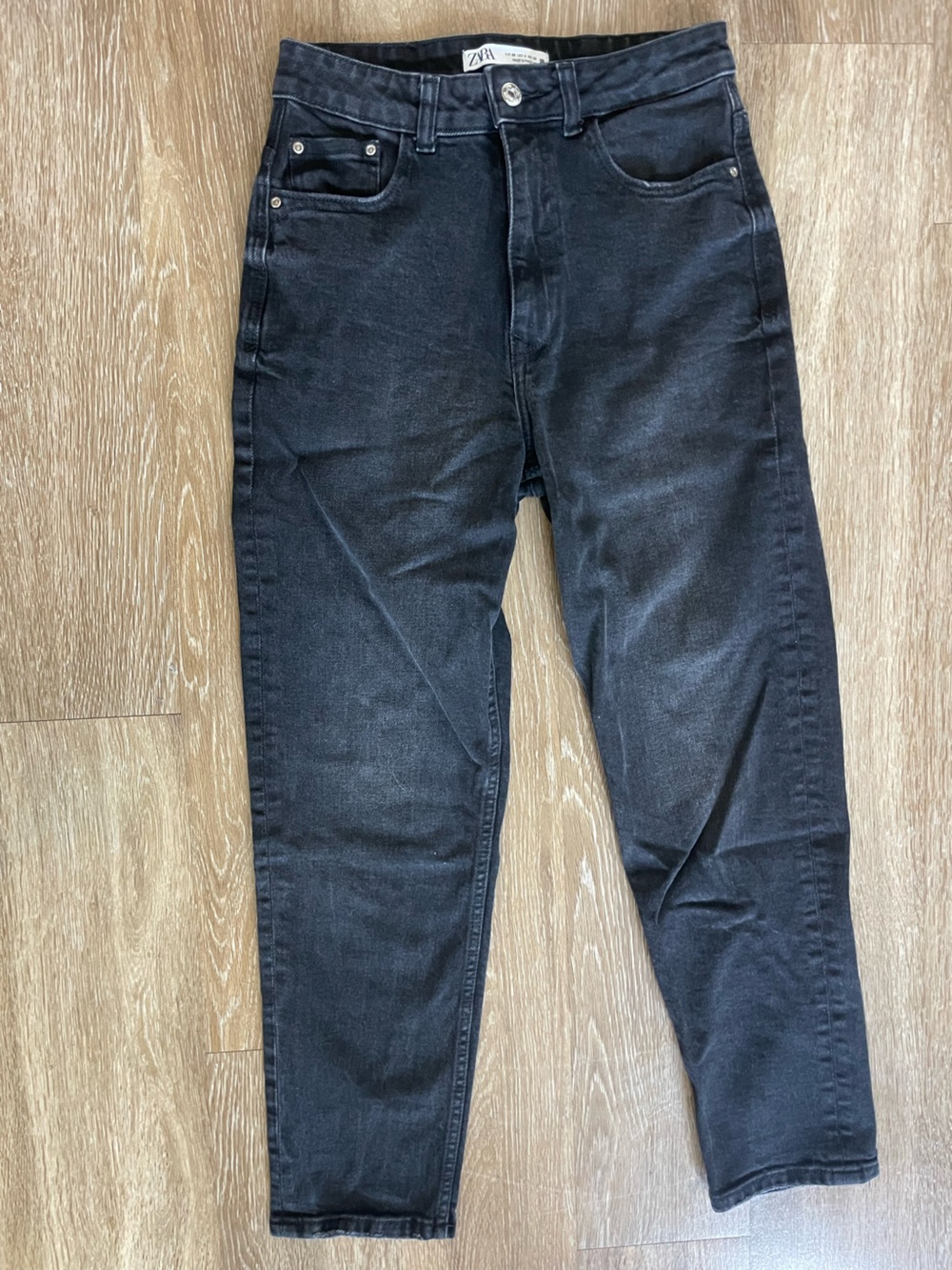Zara Black Mom Jeans